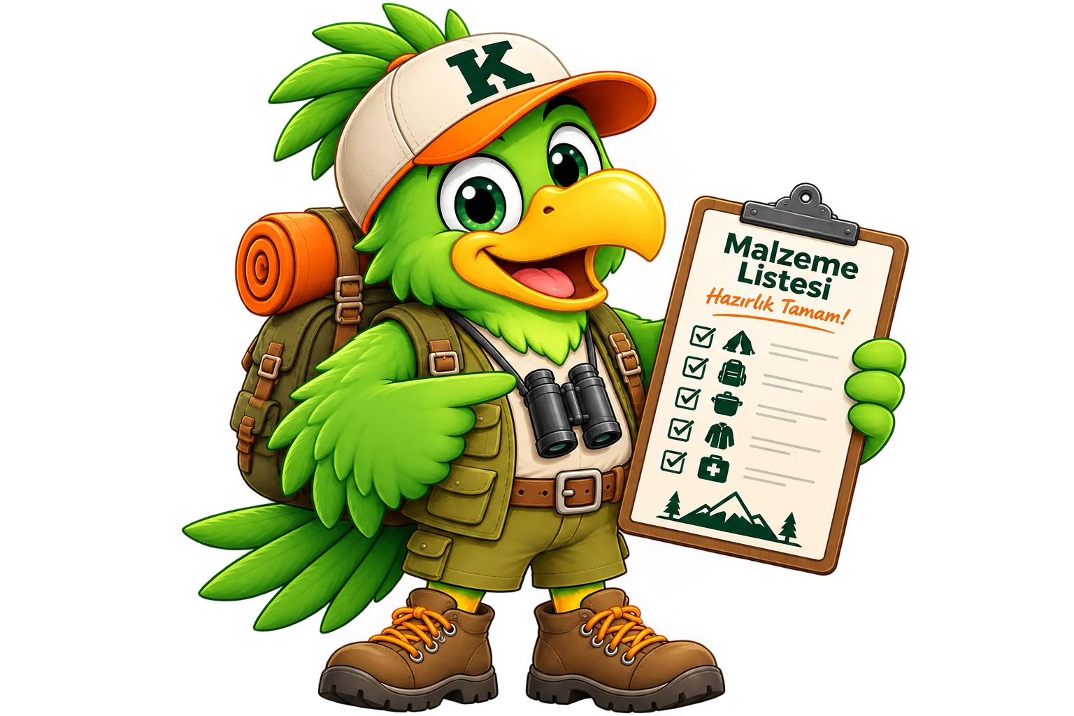 Kampingo Malzeme Listesi Maskot