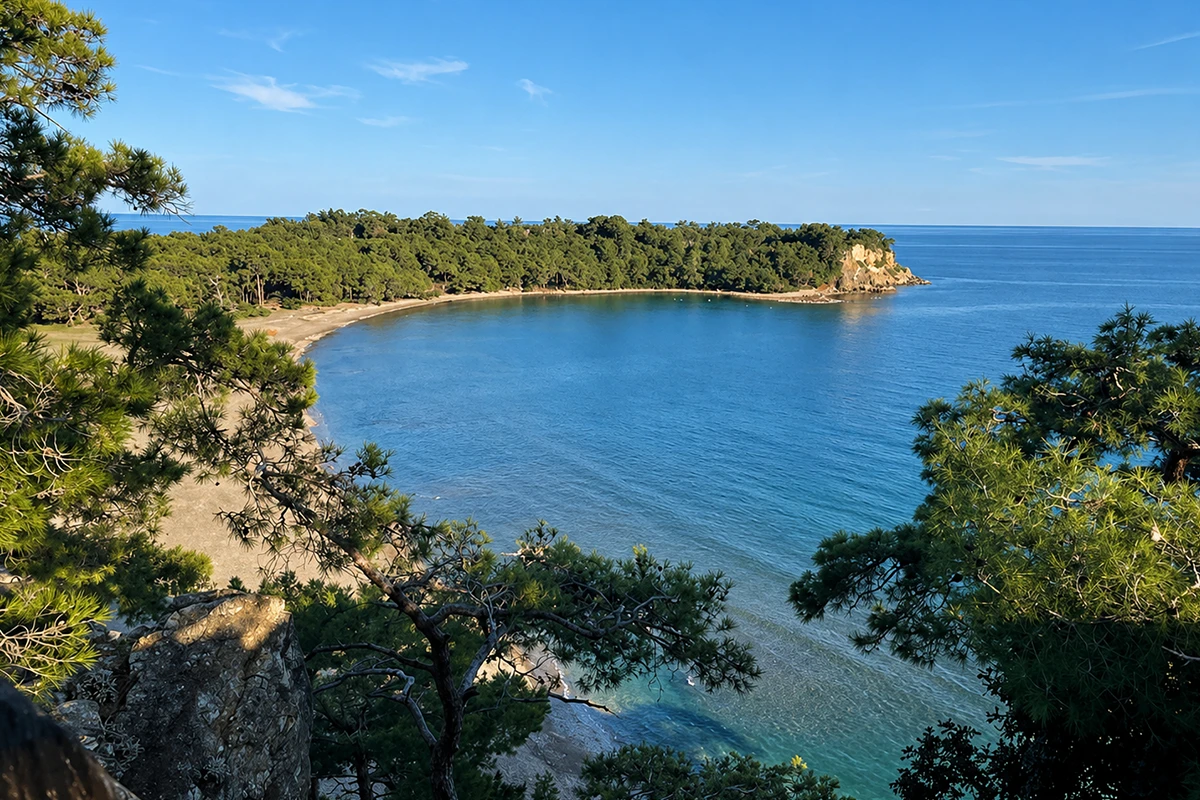 Phaselis Antik Kenti Kamp Görseli 5